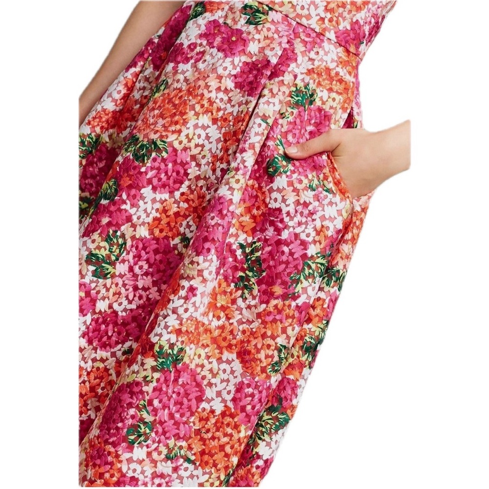 Anthropologie Riona Embroidered Dress by ML Monique Lhuillier - Picture 3 of 11